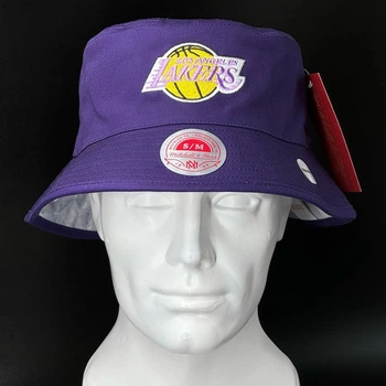 Двухсторонняя панама Mitchell & Ness Los Angeles Lakers HBKB3475 LALYYPPPPURP