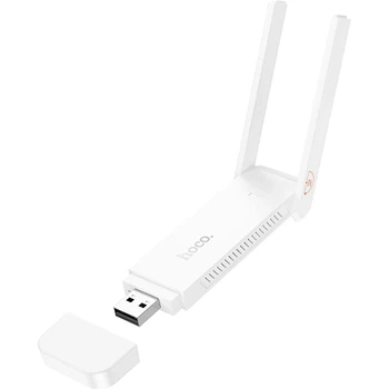 USB WiFi адаптер Hoco HI40 беспроводной сетевой адаптер с поддержкой WiFi 6 для ПК и ноутбука (786087)