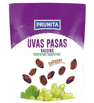 Родзинки світлі Prunita Uvas Pasas Sultanas 200 г