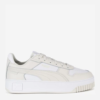Женские кеды кожаные низкие Puma Carina Street 38939032 5905588684305 41 26.46 см Ecru (5905588684329) ($OD888367) - Уценка