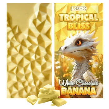 Шоколад Lorizio банановий білий "TROPICAL BLISS" 100 г