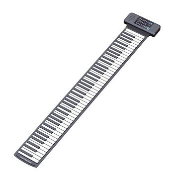 Roll Up Piano на 88 клавиш портативное складное пианино для навчання гри або розваг вдома та в дорозі