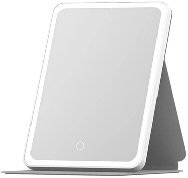 Дзеркало для макіяжу з підсвічуванням Xiaomi DOCO Leather case mirror pink (FM001/FM007)