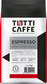 Кава в зернах TOTTI Caffe Espresso 1 кг (8718868141415)