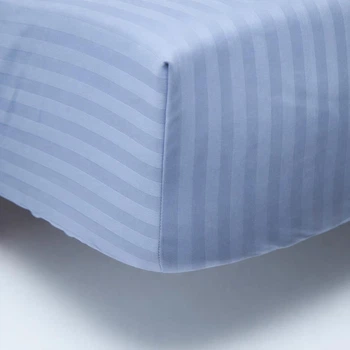 Простирадло на резинці Moon&Star Soft Blue Satin Stripe 180х200х25 см (MS-850005876)