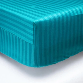 Простирадло на резинці Moon&Star Emerald Satin Stripe 160х200х10 см (MS-850004634)