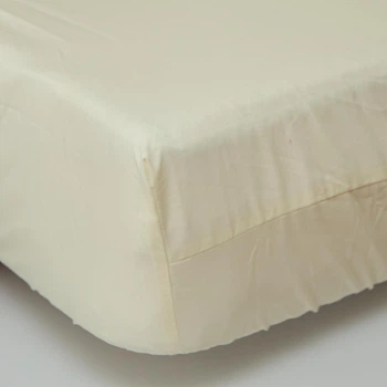 Простирадло на резинці Moon&Star Pure Cream Бязь Gold Люкс 140х190х25 см (MS-850003049)