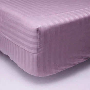 Простирадло на резинці Moon&Star Lilac Dust Satin Stripe 70х190х10 см (MS-850005040)