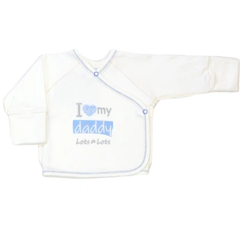 Распашонка "I love my daddy blue" (інтерлок), Зріст 62 см