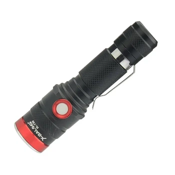 Ліхтар X-Balog Police BL-736 T6 LED акумуляторний 18650 ручний зум 800-1000 люмен 500 м USB потужний протиударний водостійкий фонарик для охорони туризму роботи