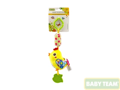 Игрушка-подвеска с прорезывателем Ципленок BABY TEAM 8520 Желтый shop (2000989840305)