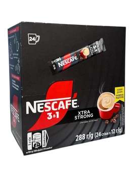 Кава Nescafe Extra Strong 3в1 в стіках 24 шт *12 г (493)