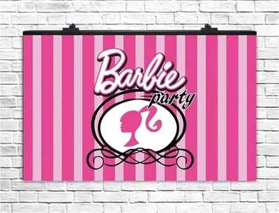 Плакат для свята Barbie-2 75х120 см