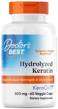 Кератин Doctor's Best Hydrolyzed Keratin 500 мг 60 капсул (753950005457)