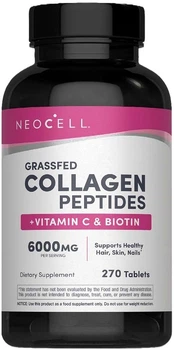 Колаген NeoCell Collagen Peptides + C and Biotin 6000 мг 180 таблеток (16185132603)