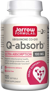 Коензим Q10 Jarrow Formulas Q-absorb 100 мг 120 капсул (790011060185)