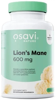 Грива лева Osavi Lion's Mane 600 мг 60 капсул (5904139923931)