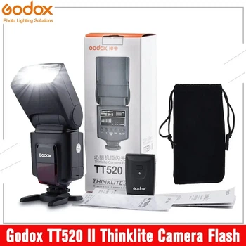 Вспышка Godox TT520 II + синхронизатор для камер Canon, Nikon, Sony, Fuji, Olympus