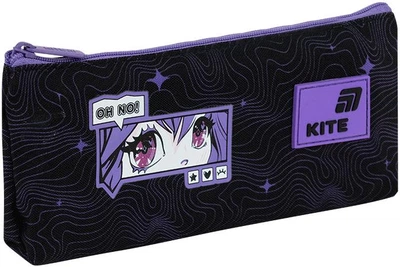 Пенал школьный Kite 8.5x19.5x3 см Черный (K26-680-1)