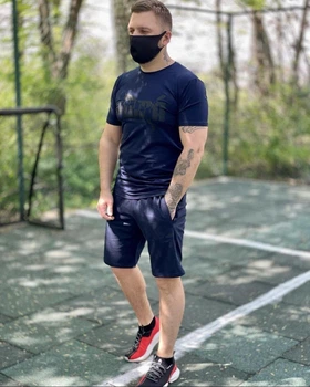 Мужской летний спортивный костюм Puma с футболкой и шортами XXL для активного отдыха одяг для спорту