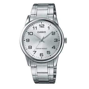 Чоловічий годинник Casio MTP-V001D-7B срібляста класика