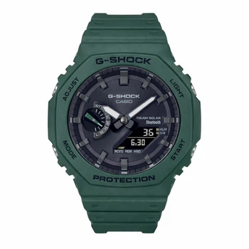 Чоловічий годинник Casio GA-B2100-3A стриманий зелений