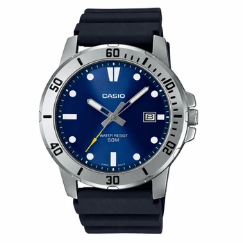 Чоловічий годинник Casio MTP-VD01-2E blue-кежуал