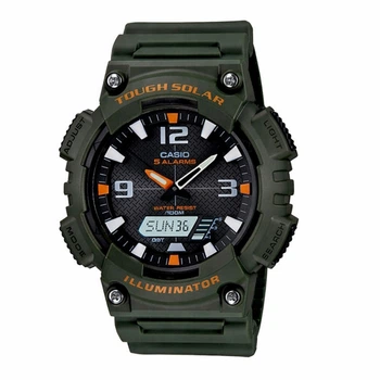 Чоловічий годинник Casio AQ-S810W-3A комбінований