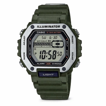 Чоловічий годинник Casio MWD-110H-3A з підсвічуванням
