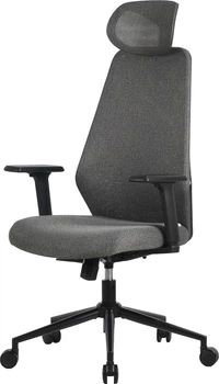 Крісло комп'ютерне офісне ергономічне OfficePro Fusion OC577G Gray