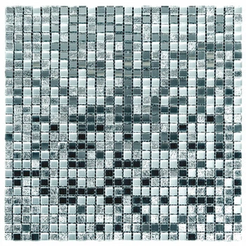 Зеркальная мозаика Серебро 298×298×4,5 мм – самоклеящаяся SW-00002371