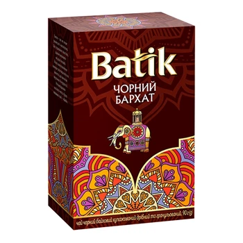 Чай чорний Batik Чорний бархат 90 г