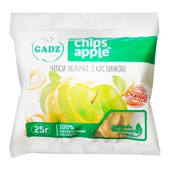 Чипси яблучні з кислинкою Garden Gadz 25 г