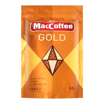 Кава натуральна розчинна сублімована MacCoffee Gold 60 г