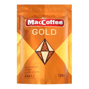 Кава натуральна розчинна сублімована MacCoffee Gold 120 г