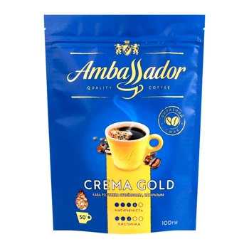 Кава розчинна Ambassador Crema Gold 100г