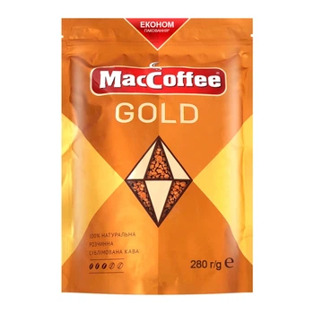 Кава розчинна MacCoffee Gold 280 г