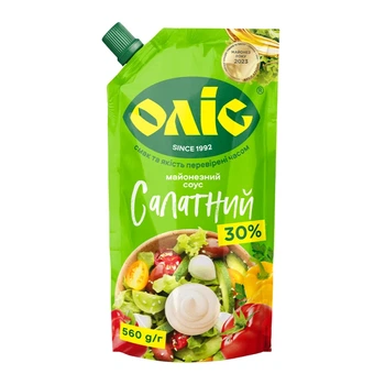 Майонезний соус Оліс Салатний 30% 560 г