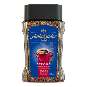 Кава розчинна Ambassador Strong 190 г