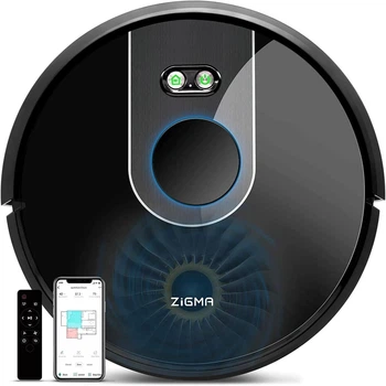 Робот-пылесос с влажной уборкой Zigma Spark 980 4000 Па Черный Б/У