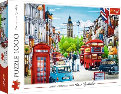 Пазл Trefl: Hiro Tanikawa — London Street / Улица Лондона (1000 элементов) — 10557