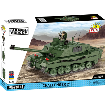 Конструктор Cobi: Armed Forces — Challenger 2 / Основной боевой танк (954 элемента) — 2627