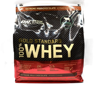 Протеїн Optimum Nutrition 100% Whey Gold Standard Extreme milk chocolate 2.56 kg 80 Servings