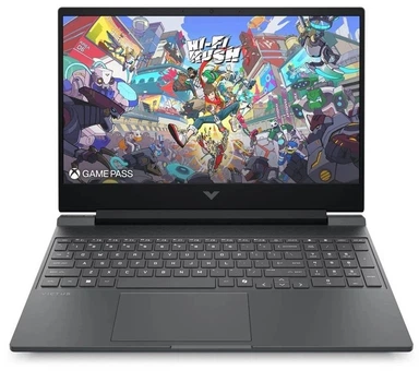 Ноутбук HP 15.6" Victus 15-fb3105ua (FHD IPS) /AMD R5-8645HS /16GB /F512GB /RTX3050-6GB /DOS /сірий