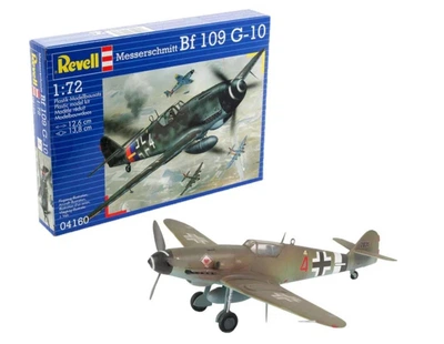 Подарунковий набір з клеєм та фарбами 1:72 літак Messerschmitt BF-109 Revell 74160