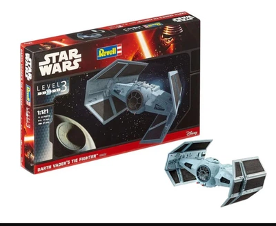 Збірна модель 1:121 космічного корабля Зоряні війни Star Wars Darth Vader's TIE Fighter Revell 03602