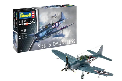 Збірна модель 1:48 бомбардувальника SBD-5 Dauntless Navyfighter Revell 03869