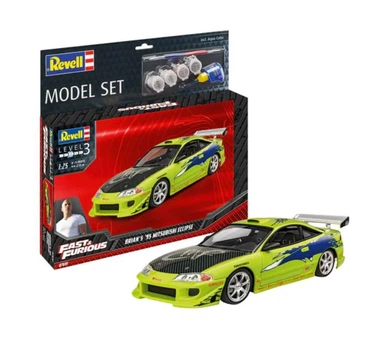 Стартовий набір 1/25 для моделізму Fast & Furious Brian's 1995 Mitsubishi Eclipse Revell 67691