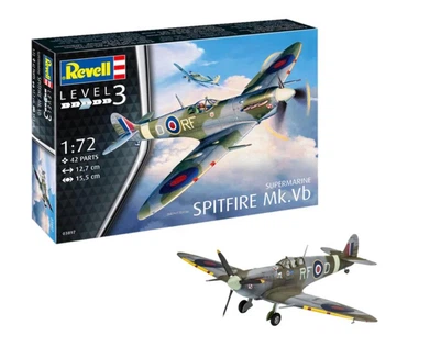 Збірна модель 1:72 британський винищувач Spitfire MK.Vb Revell 03897