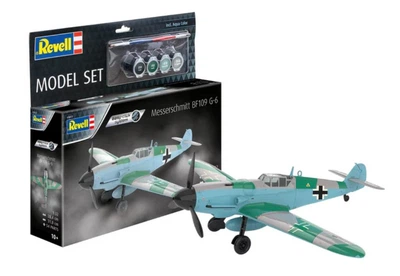 Збірна модель 1:32 літак Model Set Messerschmitt Bf109G-6 easy-click-system Revell 63653